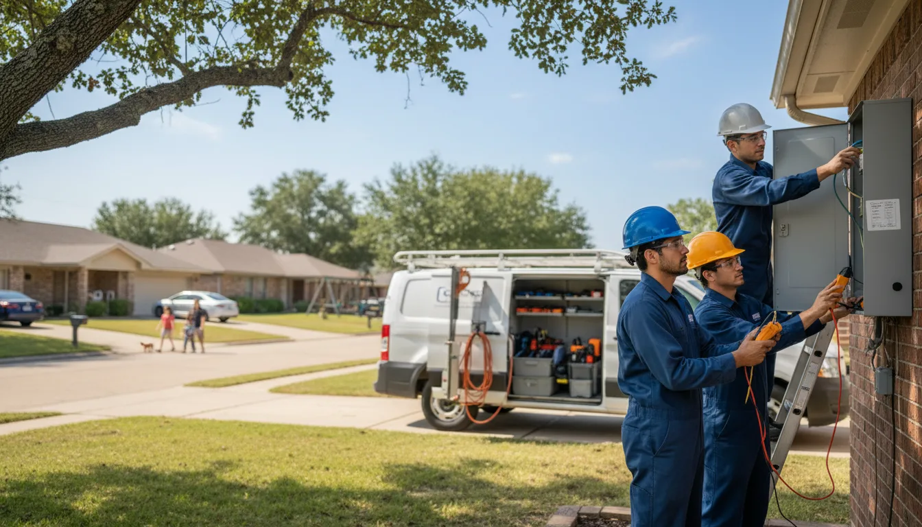 Certified electrician providing emergency electrical services in Gillham, AR